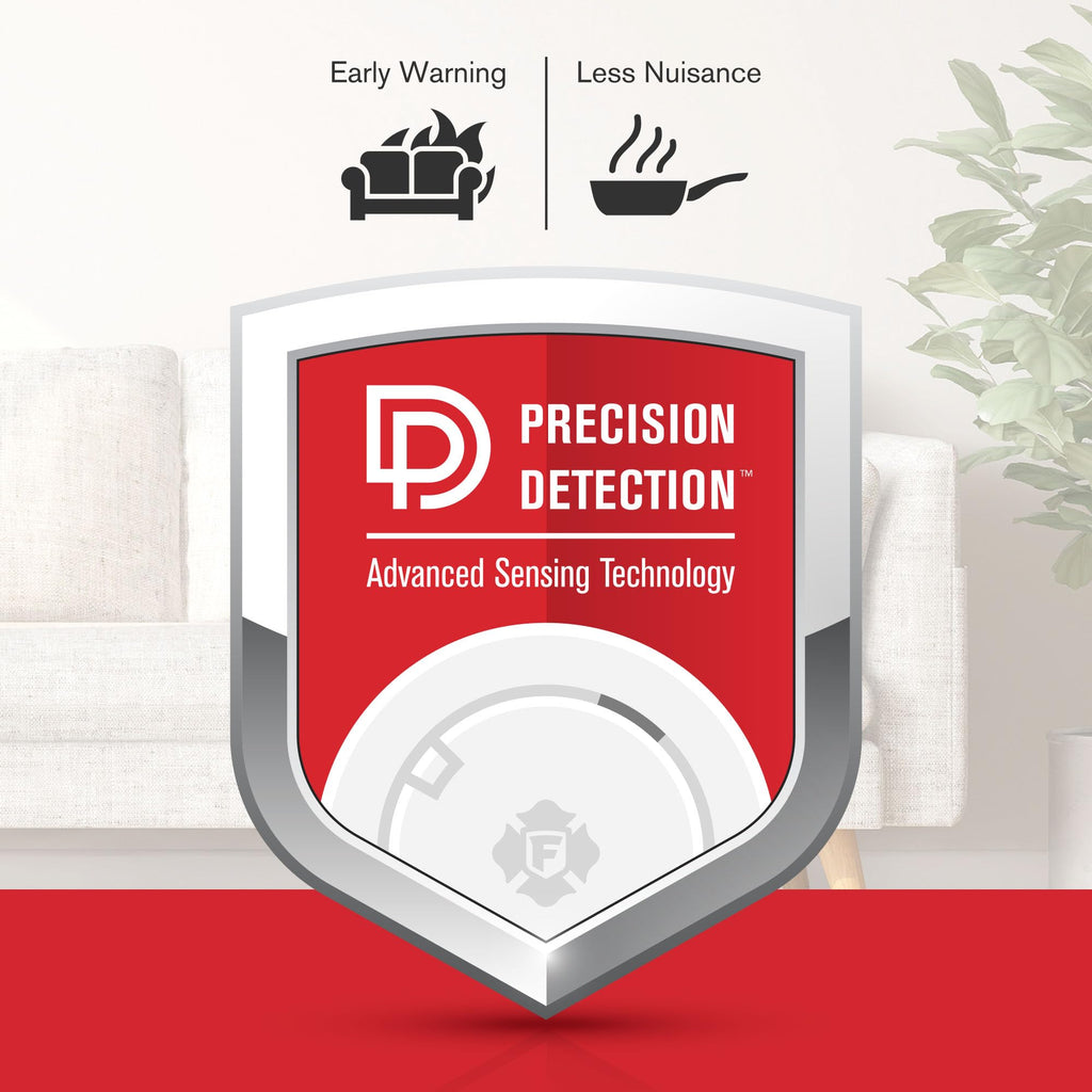 First Alert SMCO210, 10-Year Sealed Battery Combination Smoke & Carbon Monoxide Alarm with Slim Profile Design, 1-Pack
