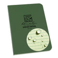 Rite in the Rain Weatherproof Soft Cover Pocket Notebook, 3.5" x 5", Green Cover, Universal Pattern (No. 954)