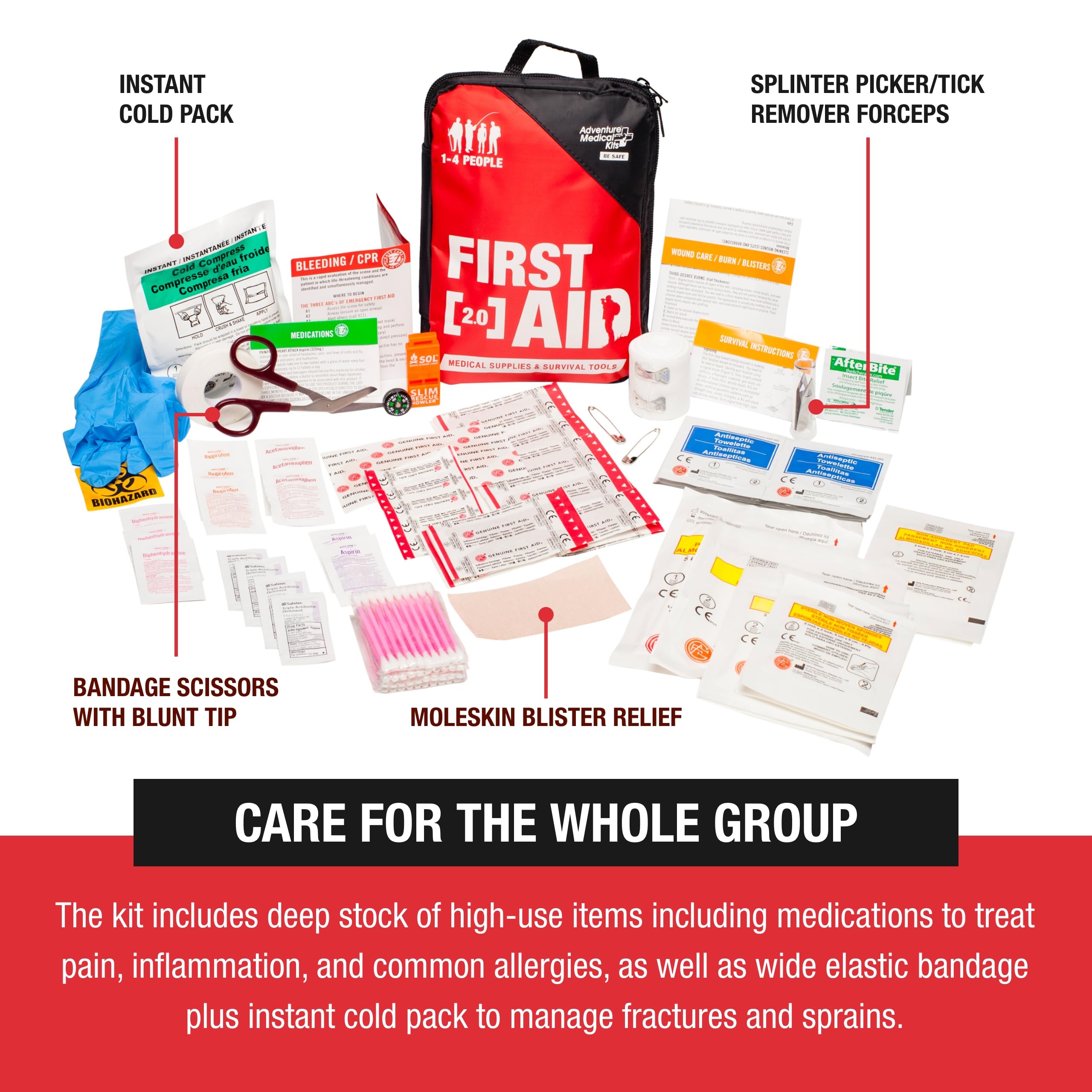 Adventure Medical Kits Adventure First Aid Medical Kit 2.0