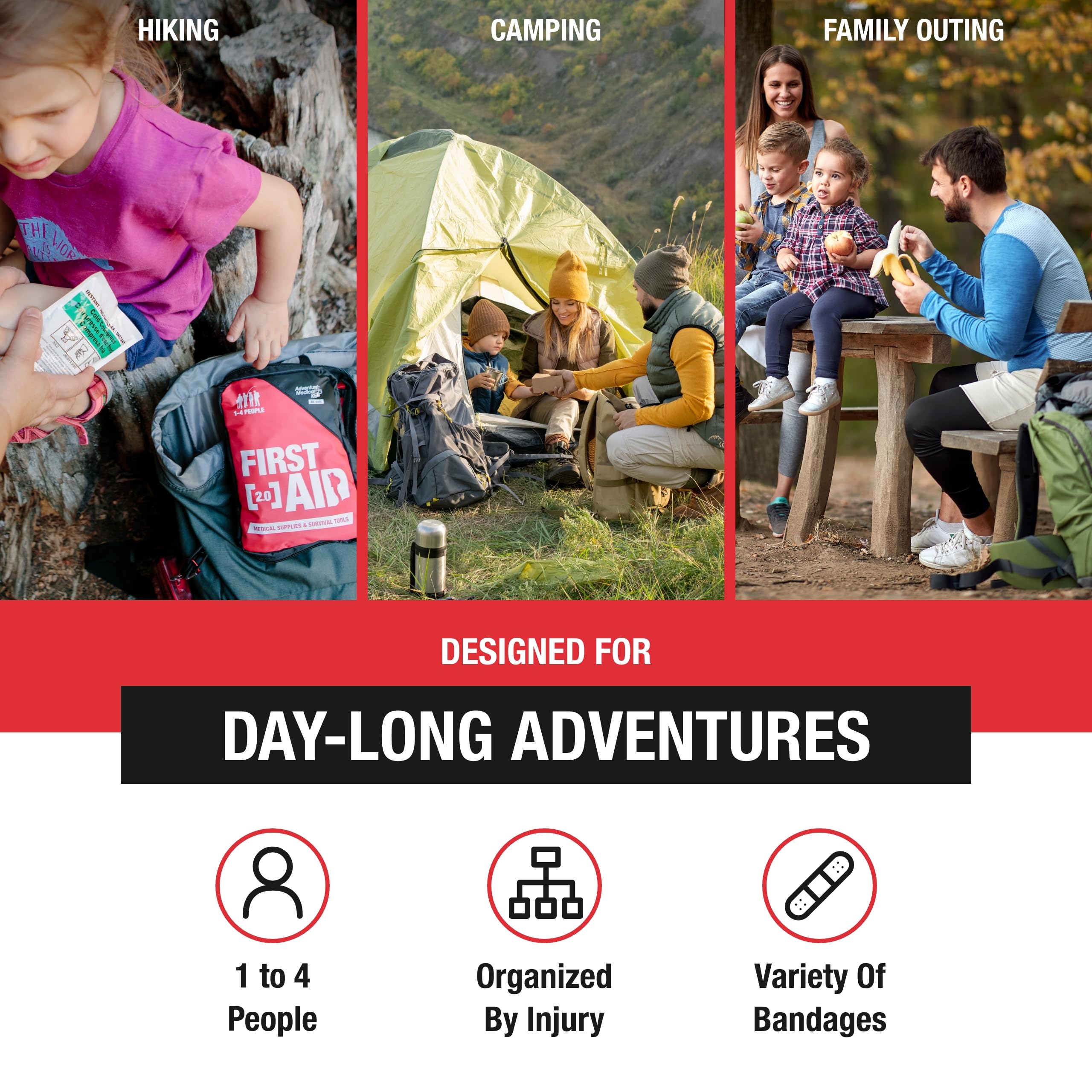 Adventure Medical Kits Adventure First Aid Medical Kit 2.0