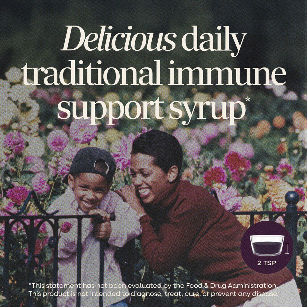 Nature’s Way Sambucus Elderberry Traditional Immune Syrup, Highly Concentrated Black Elderberry Extract, Traditional Immune Support*, Delicious Berry Flavored, 8 Fl Oz (Packaging May Vary)