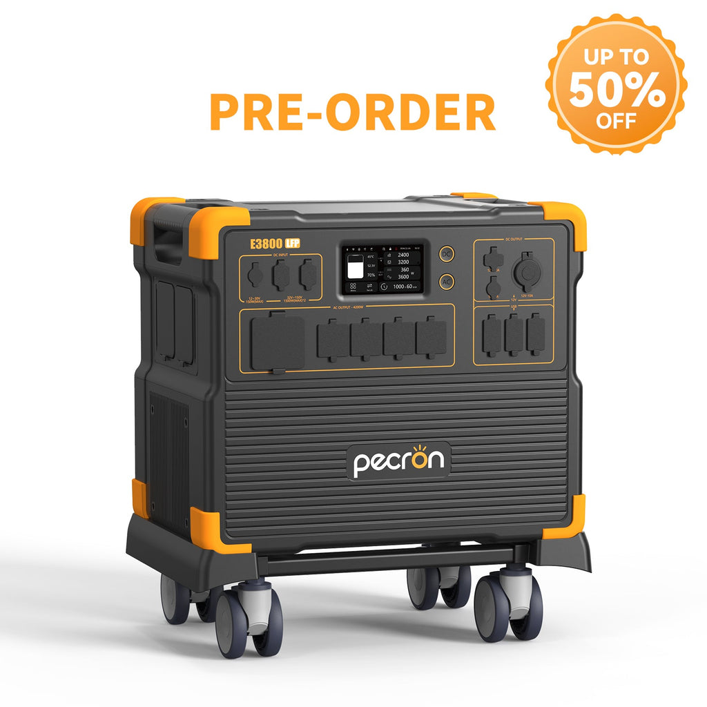Pecron E3800LFP Portable Power Station 4200W 3840Wh