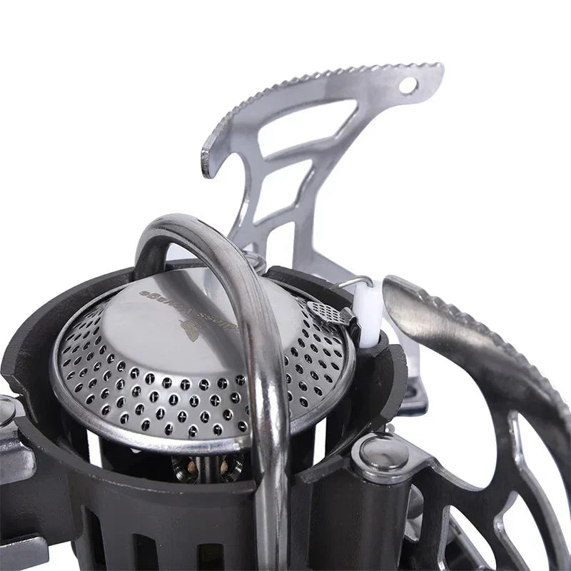 3500W Foldable Camp Gas Stove Silver
