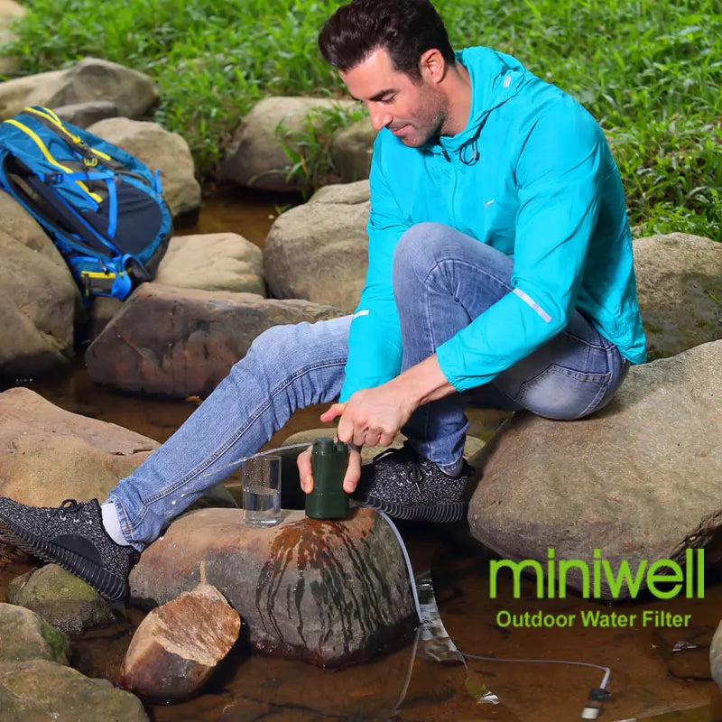 NNEOBA Portable Water Filter for Outdoor Survival