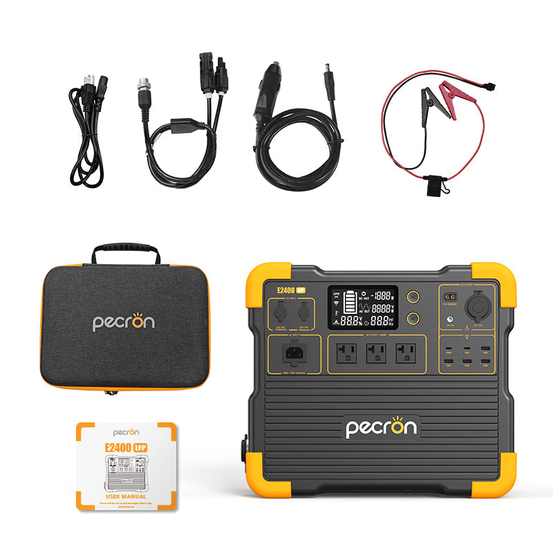 Pecron E2400LFP Portable Power Station 2400W 2048Wh